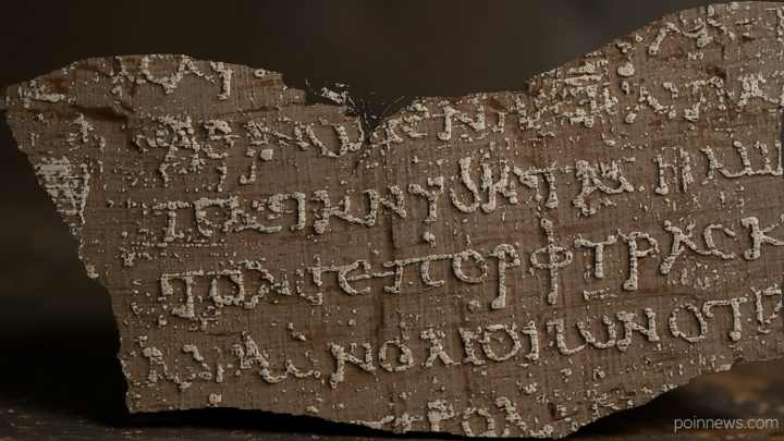 AI helps scientists decipher papyrus scroll burnt in Vesuvius eruption