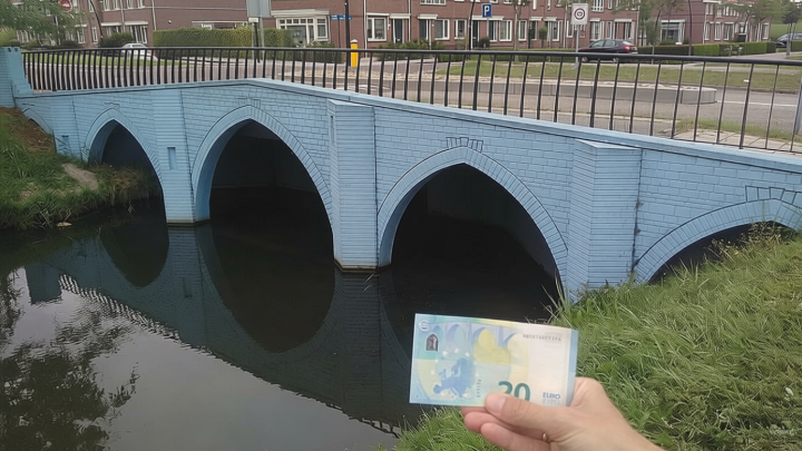 You can visit every bridge on the back of euro banknotes – and they’re all in one town