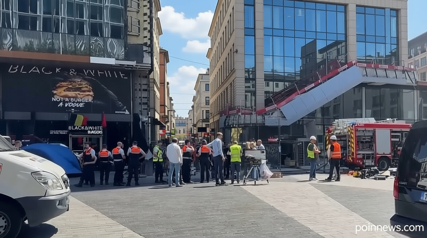 Several reported dead after fire in lift shaft of Brussels construction site