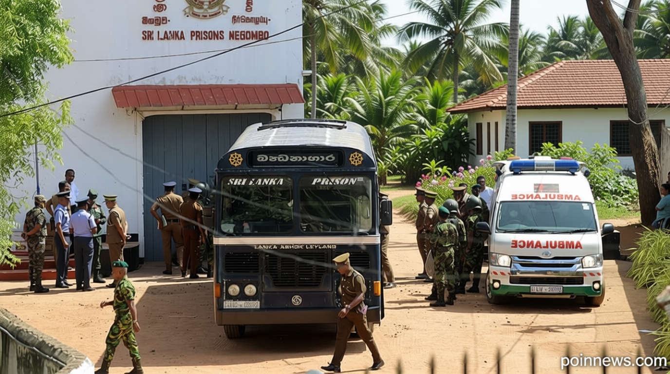 At least 19 killed and more than 100 wounded in Sri Lanka prison riot, officials say