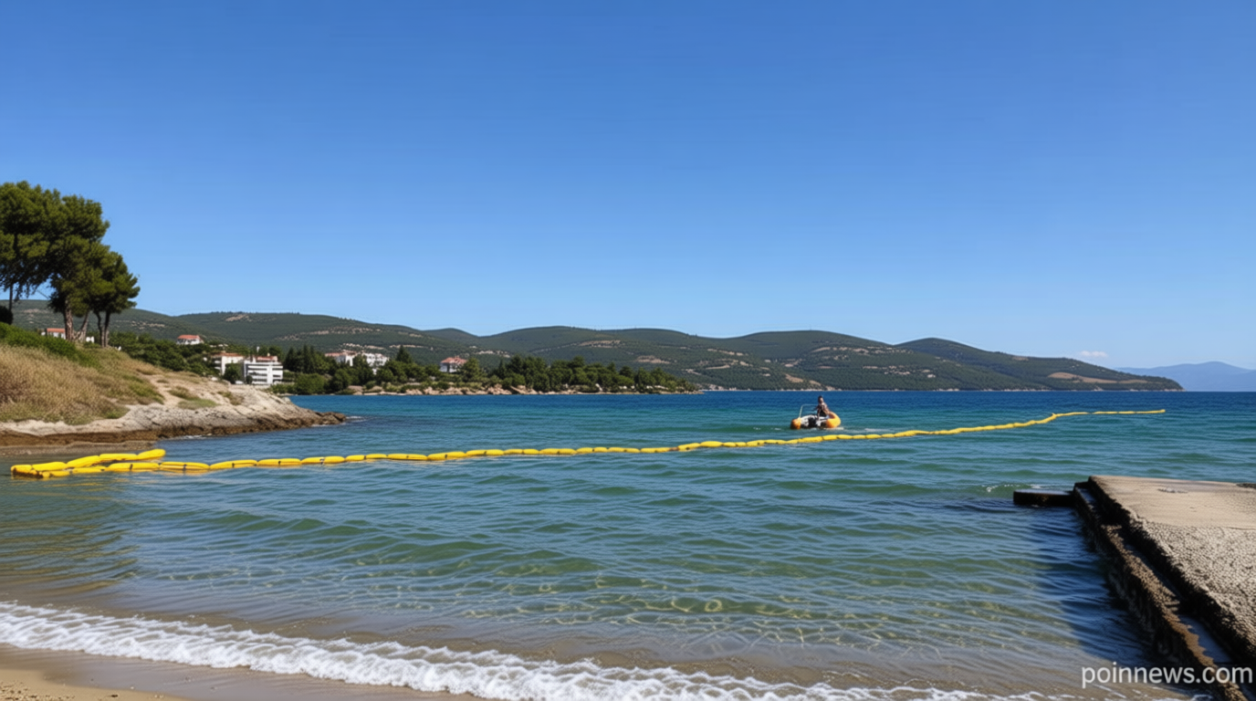 Floating barriers used against jellyfish and pufferfish in Greece: Do they work?
