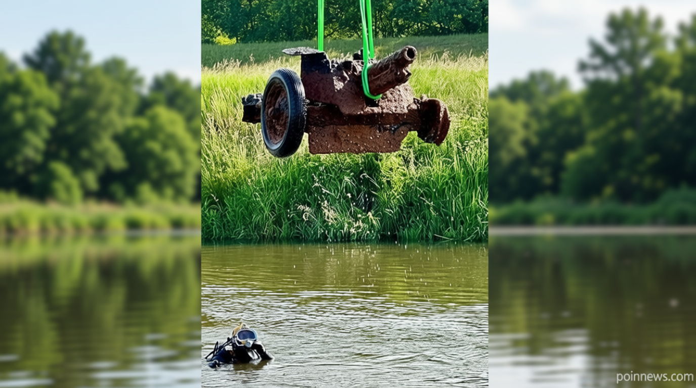 Second World War gun recovered from river in Germany