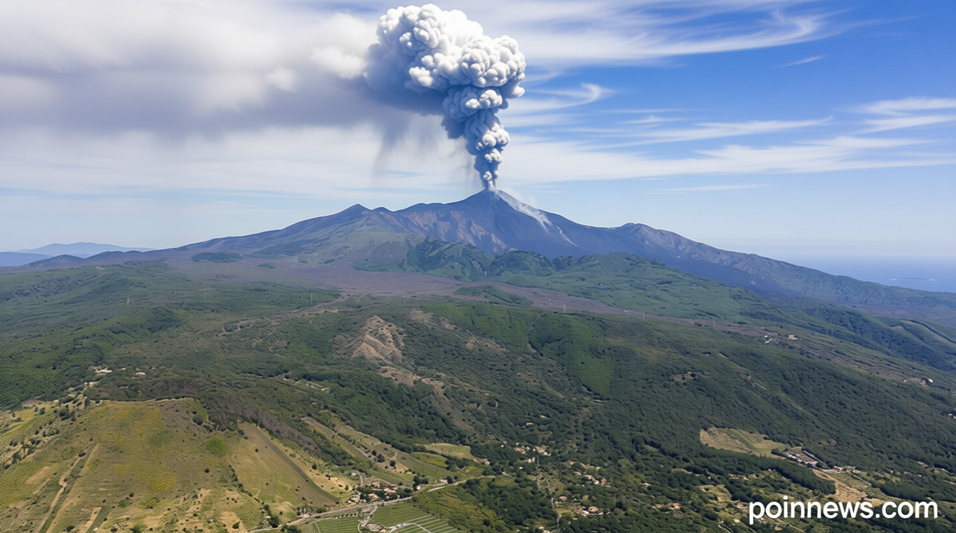 Catania Airport suspends flights following volcanic activity at Mount Etna
