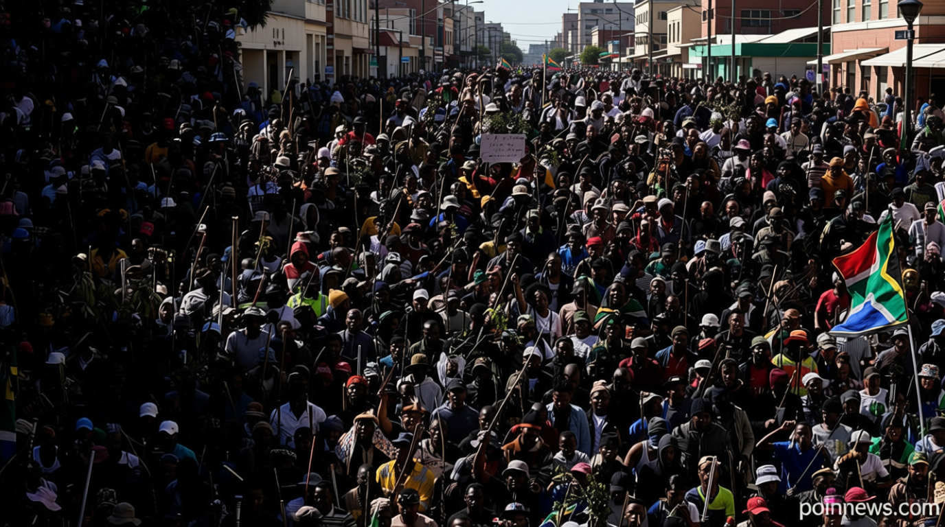 Video. South African protesters call for undocumented migrants to leave