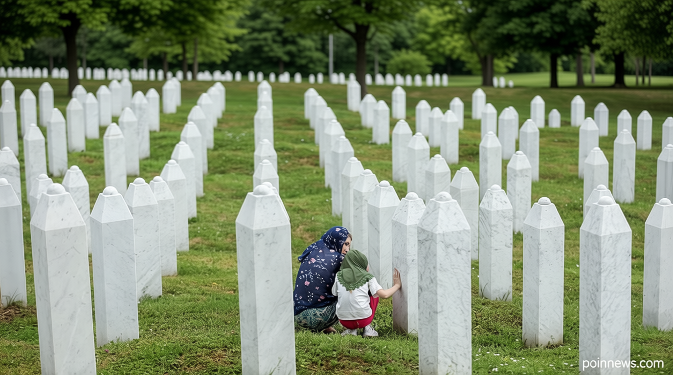 March for peace in memory of the victims of the Srebrenica genocide