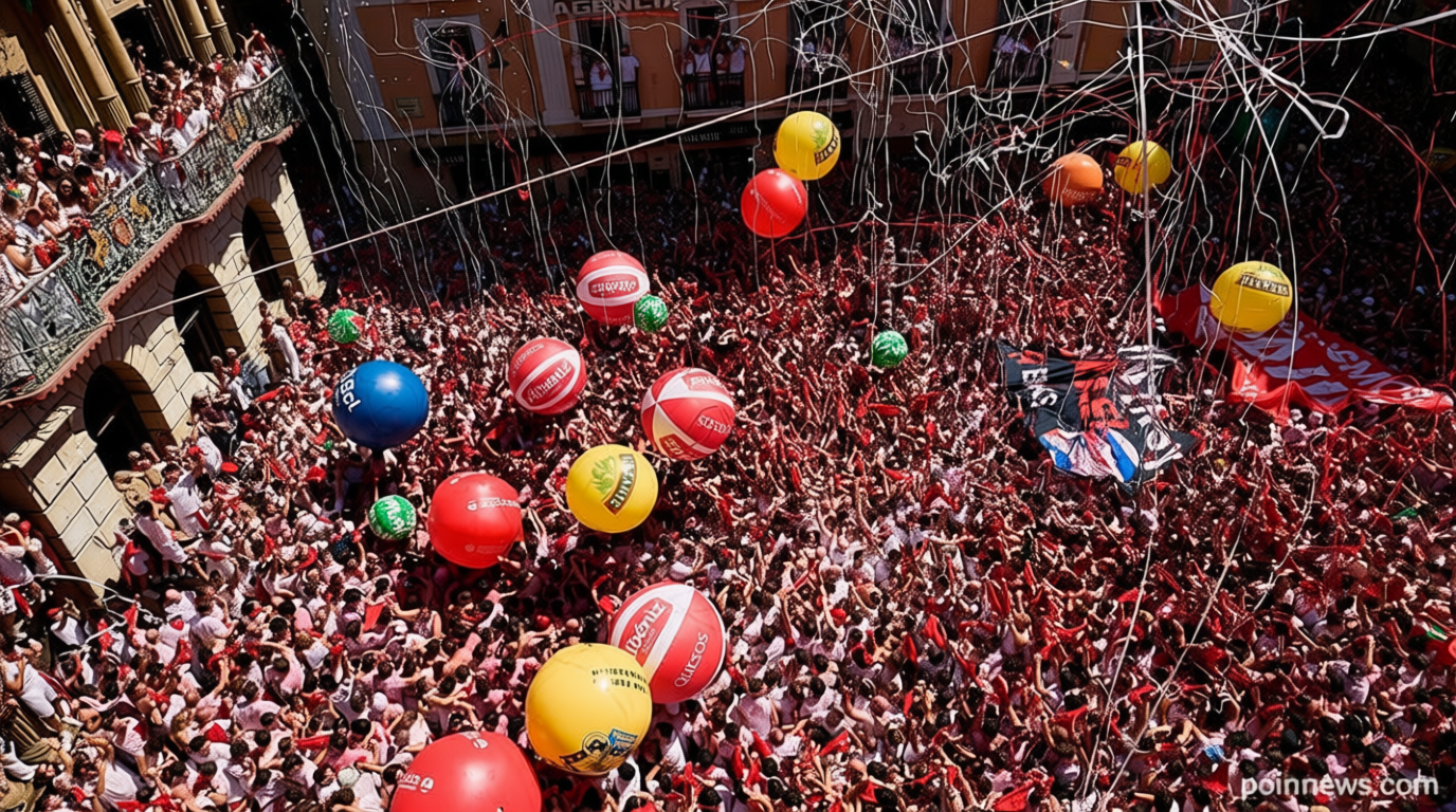 Video. Pamplona’s San Fermín festival begins with fireworks and celebrations