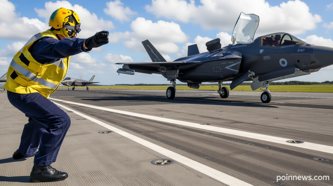 UK fighter jets intercept Russian plane near aircraft carrier over Norwegian Sea