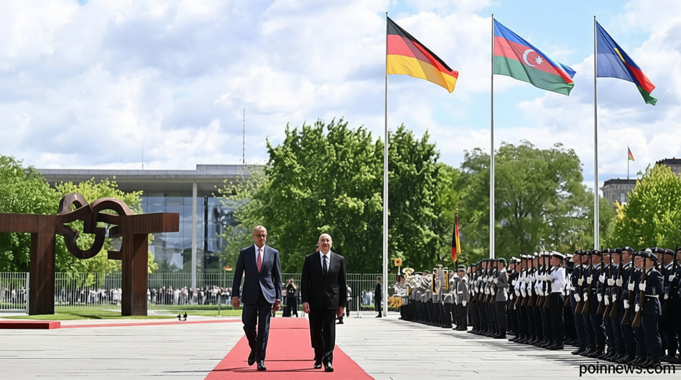 Aliyev visits Berlin to deepen energy and trade ties with Germany