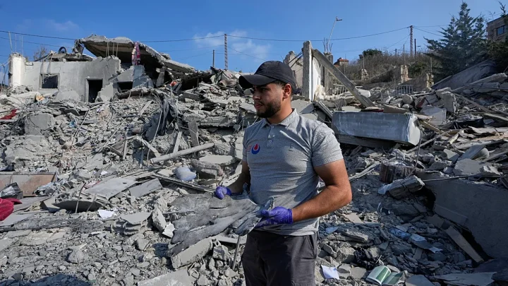 Israeli strikes that killed 11 send ‘clear message’ on negotiations, says Lebanese president