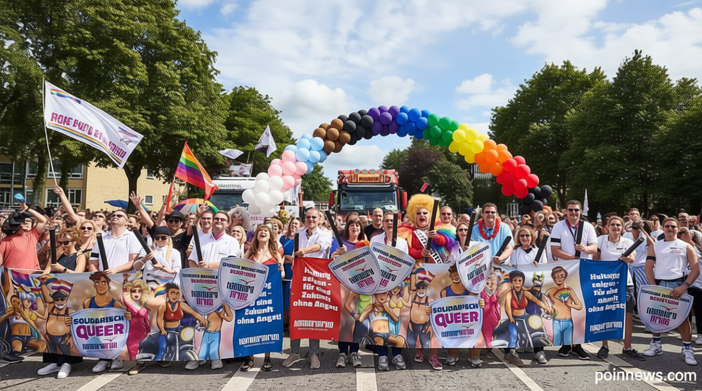 Hamburg celebrates Pride with increased security one week after deadly Berlin attack