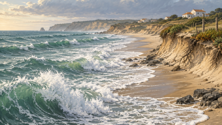 Greenpeace warns: sea advances, Portuguese coast at risk