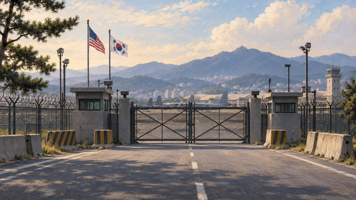 Eight South Korean students held over US military base break-in attempt