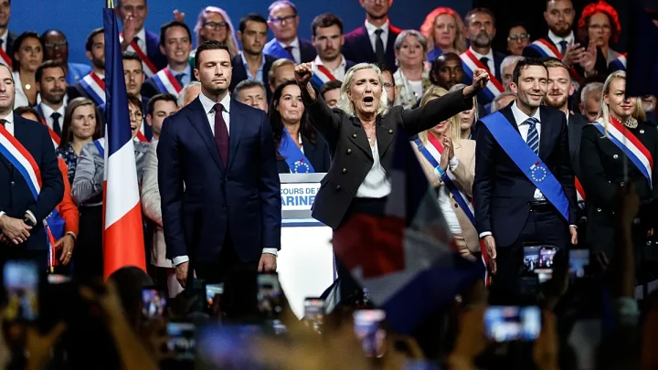 Le Pen vows to put French citizens first, tackle housing and cost-of-living crisis at first campaign speech