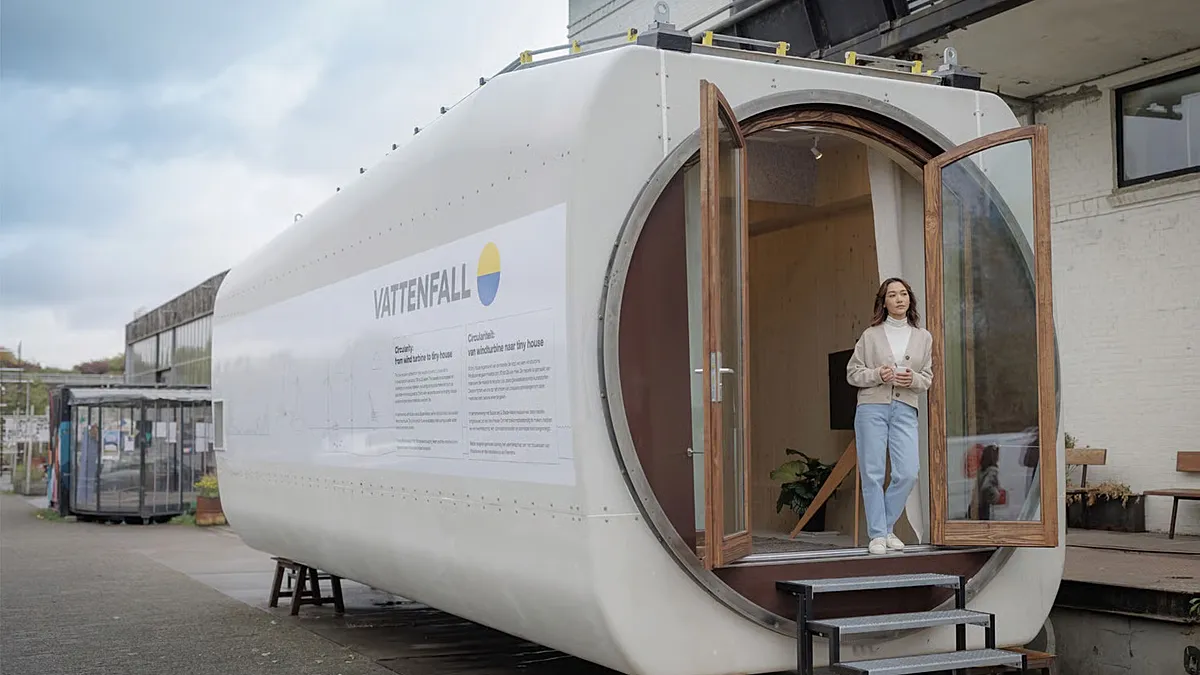 From tiny houses to skis: This Swedish company is finding creative uses for retired wind turbines
