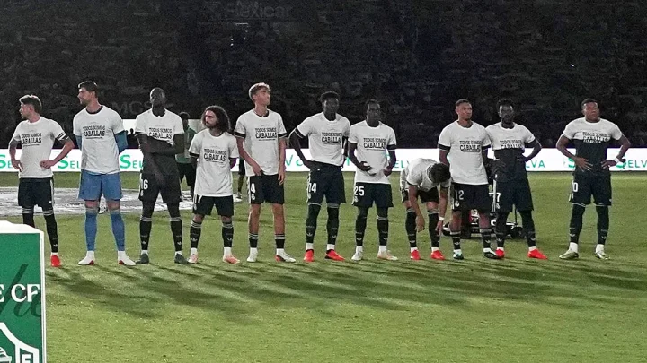 Mbappé, Vinícius and Konaté criticised for hiding Ceuta support message