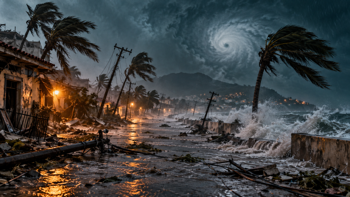 Polo makes landfall in Mexico as Category 3 hurricane, cutting power and causing floods