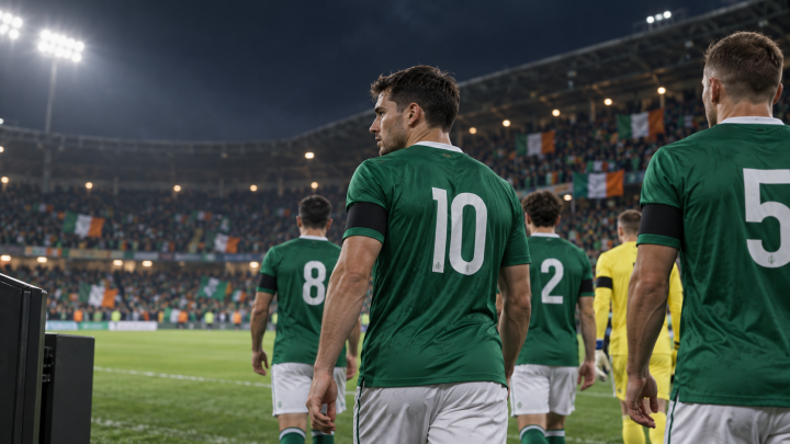 Ireland team to wear black armbands as players vote to go ahead with Israel game